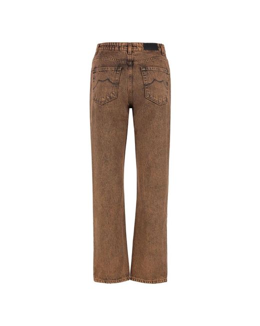 Straight Jeans Moorer de color Brown
