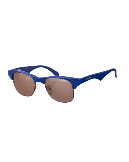 Carrera Accessoires ,Blauw ,Ovale Acetaat Zonnebril Met Uv-Bescherming in het Blue