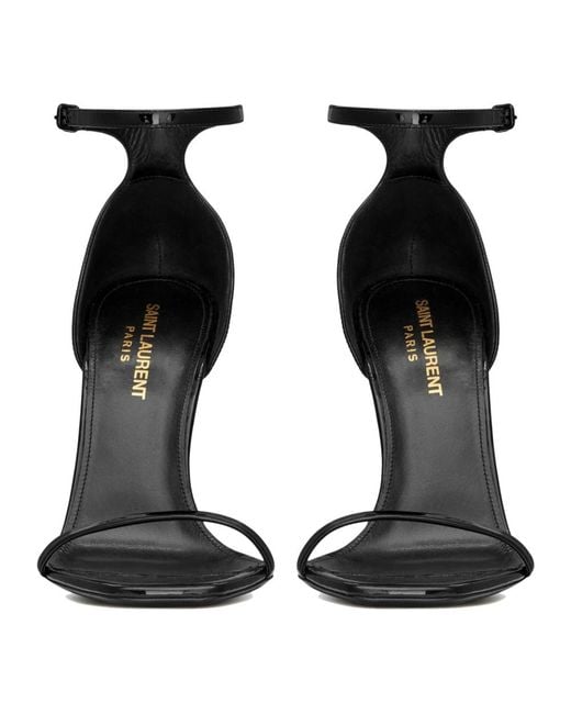 Saint Laurent Black High Heel Sandals