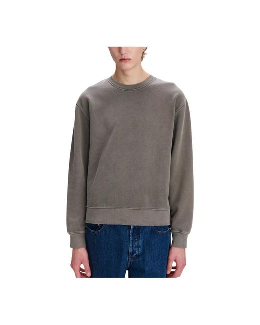 A.P.C. Gray Sweatshirts for men