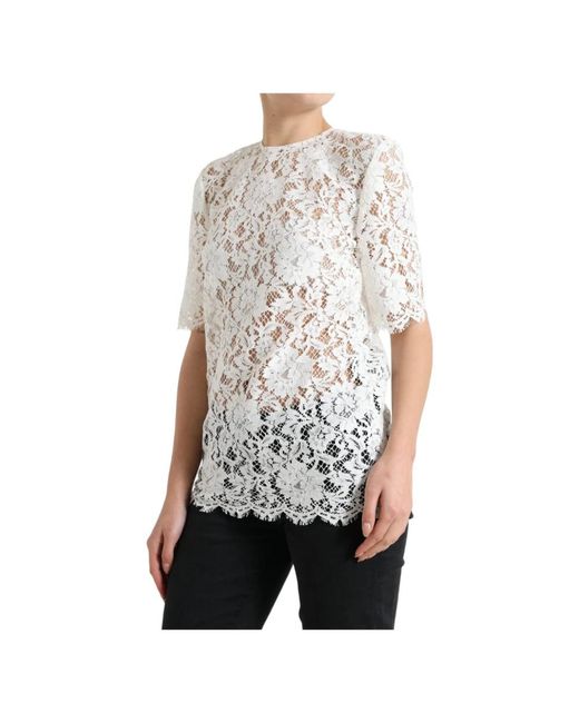 Dolce & Gabbana White Blouses