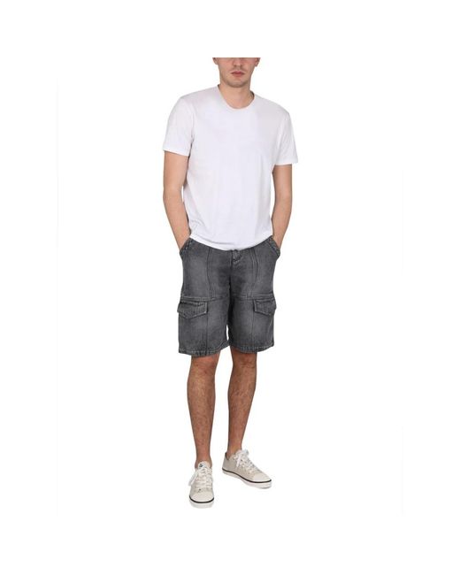 Isabel Marant Gray Denim Shorts for men
