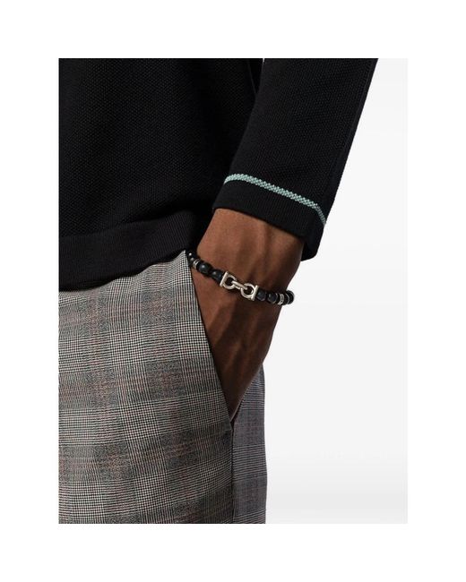 Bracelets Ferragamo pour homme en coloris Black