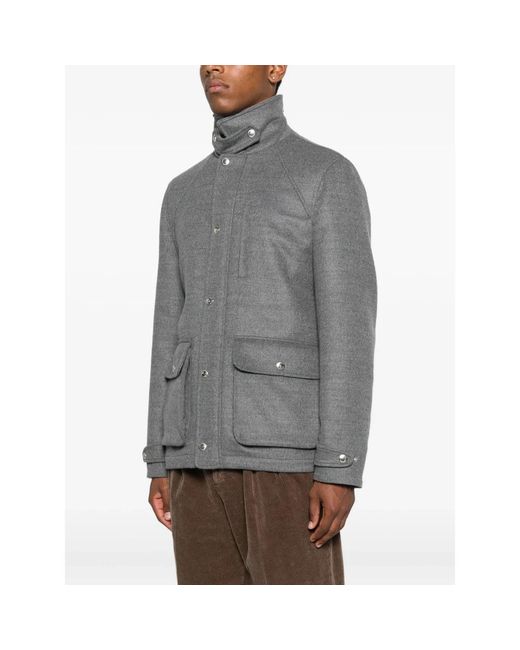 Brunello Cucinelli Gray Light Jackets for men