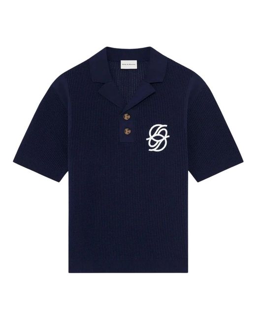 Drole de Monsieur Blue Polo Shirts for men