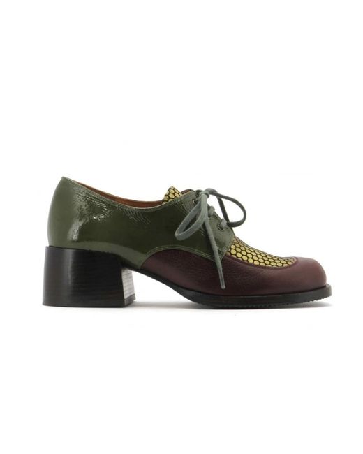Chie Mihara Green Heeled Boots