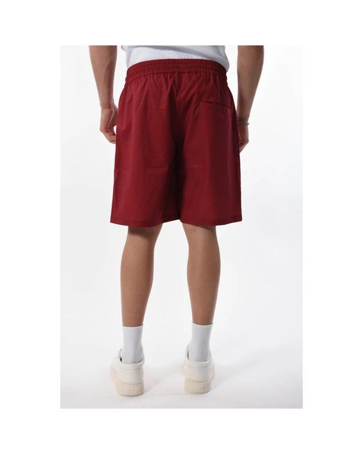 Arte' Multi runner shorts mit elastischem bund in Red für Herren