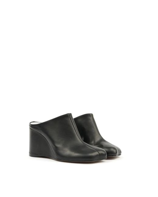 MM6 by Maison Margiela Black Wedges
