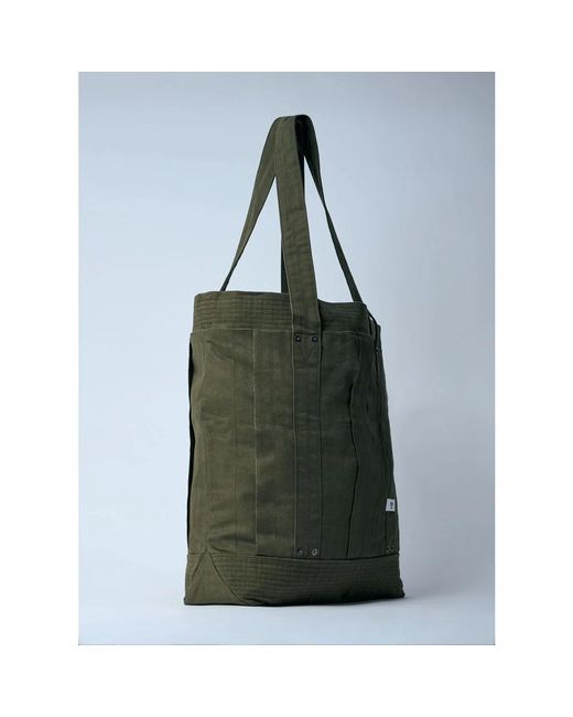Vans Canvas Tote Tasche Mit Logo Patch in Green für Herren