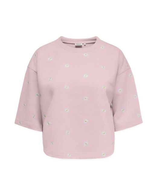 ONLY Sweatshirts in het Pink
