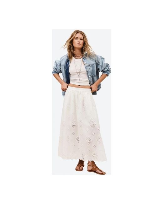 Ba&sh Midi Skirts in het White
