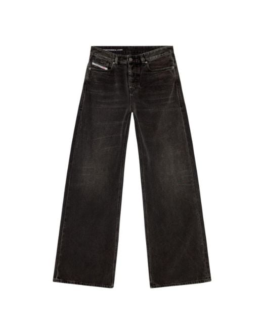 DIESEL Wide Jeans in het Black