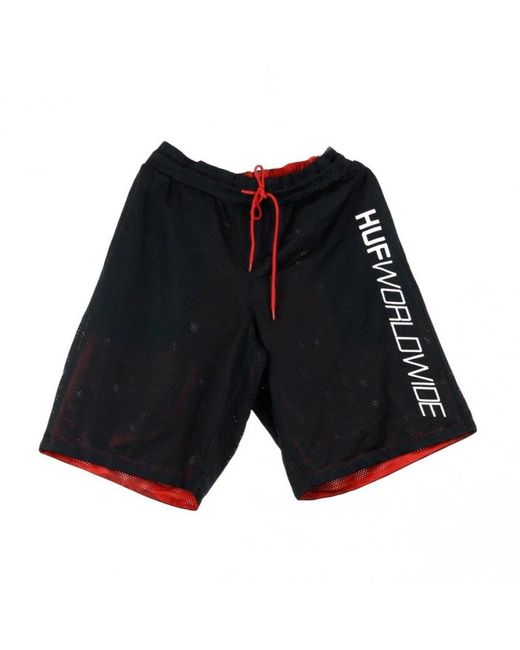 Huf Black Casual Shorts for men