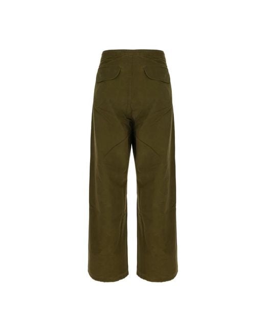 Entire studios Green Wide Trousers for men