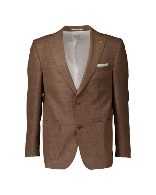 Carl Gross Brown Blazers for men