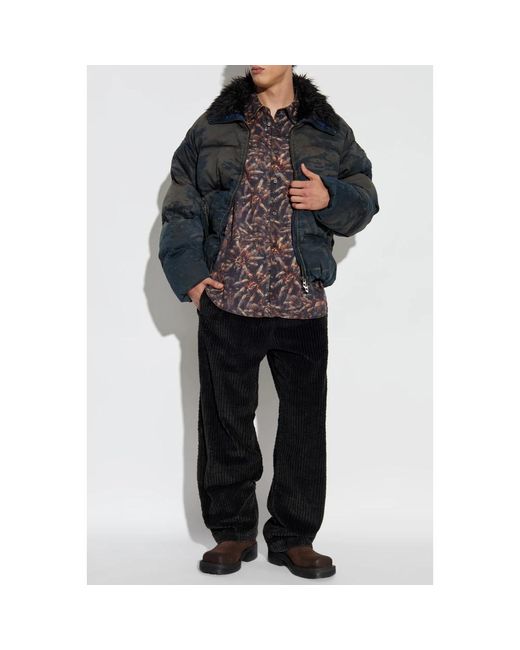 DIESEL Hemd S-Simply-Spider-Pjbk in Brown für Herren