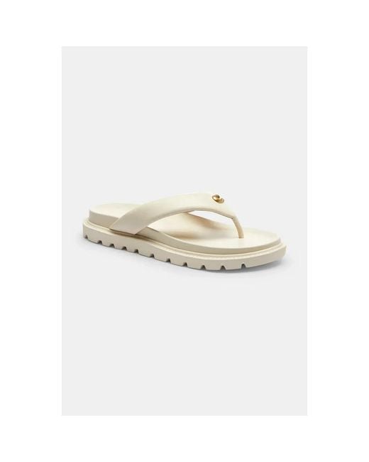 Flip Flops COACH en coloris White