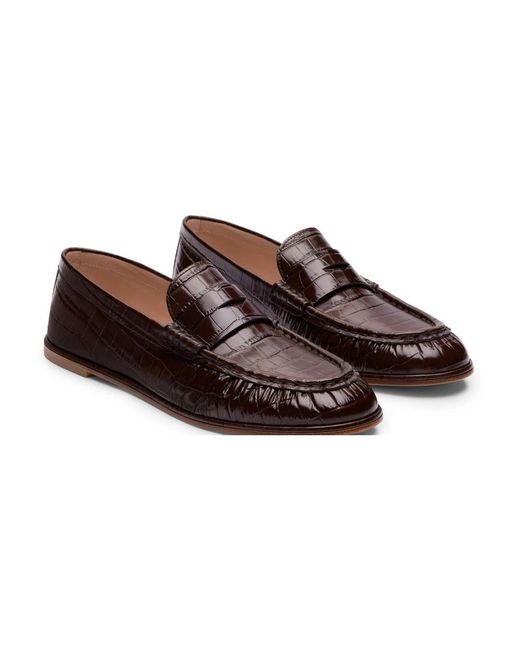Stuart Weitzman Brown Loafers