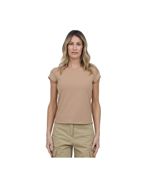 T-Shirts Alpha Studio de color Natural