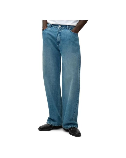 Arte' Blue Straight Jeans for men