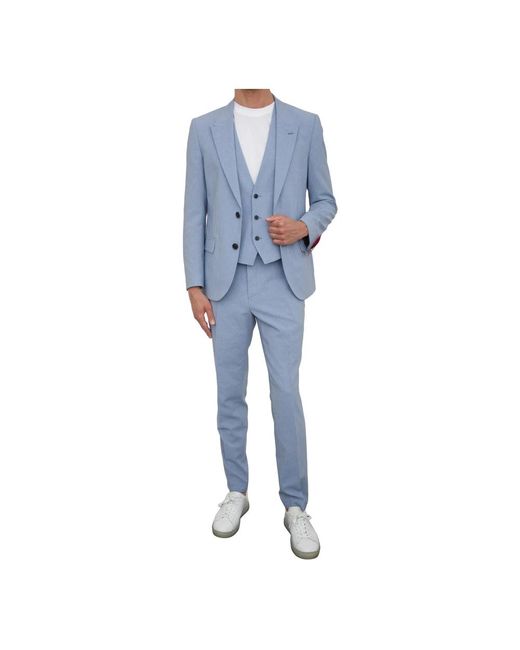 Single Breasted Suits HUGO de hombre de color Blue