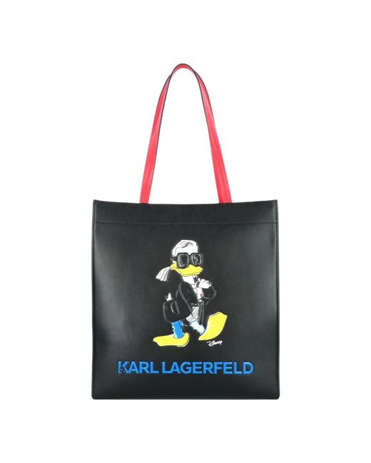 Karl Lagerfeld Black Shopping Bags
