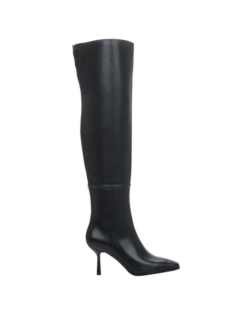 ESTRO Black Over-The-Knee Boots
