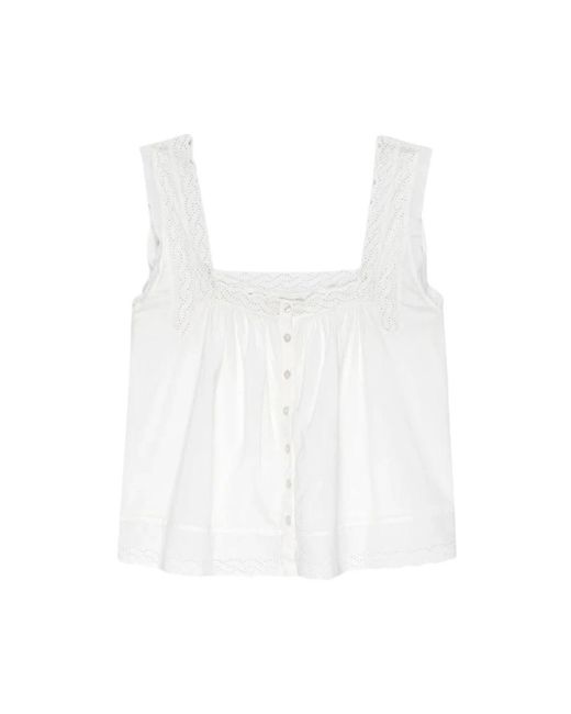 The Great White Sleeveless Tops