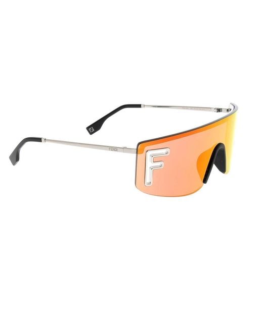 Fendi Accessoires ,Grijs ,Stijlvolle Zonnebril Voor Modieuze Looks in het Pink