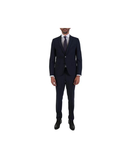 HUGO Blue Suit Trousers for men