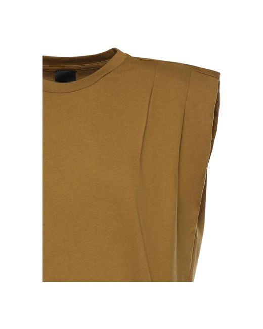 Pinko Green Sleeveless Tops