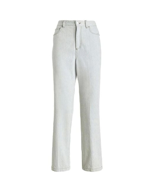 Etro Gray Straight Jeans
