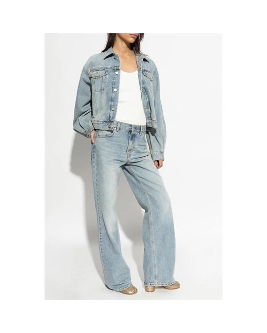 Haikure Blue Straight Jeans