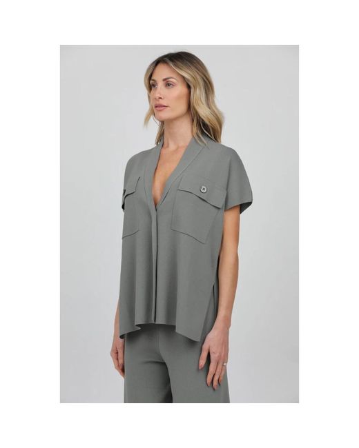 Blouses & shirts > blouses Alpha Studio en coloris Gray