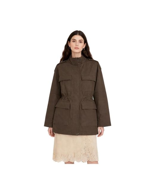 Semicouture Light Jacket in het Brown