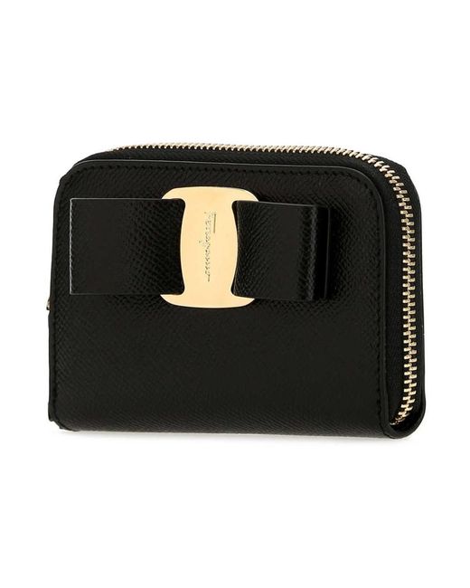 Ferragamo Black Geldbörse/Kartenhalter
