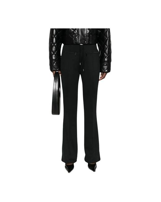 Courreges Black Wide Trousers