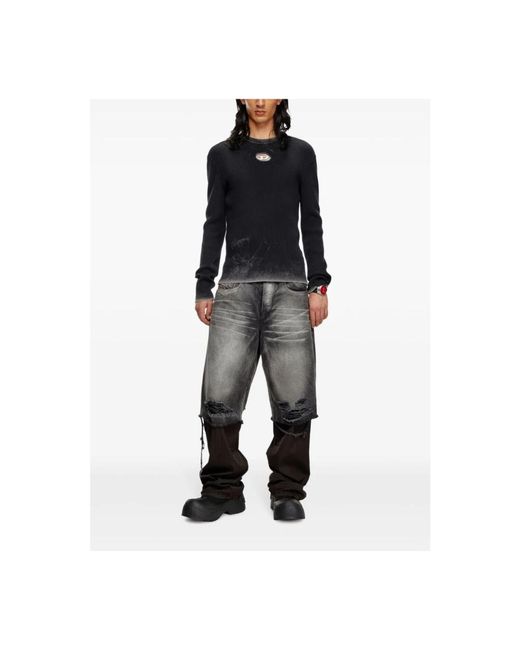 Round-Neck Knitwear DIESEL pour homme en coloris Blue