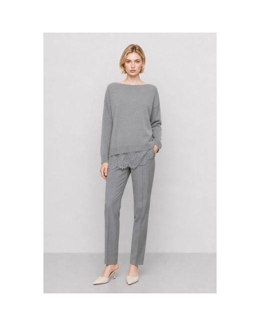 Kocca Gray Round-Neck Knitwear