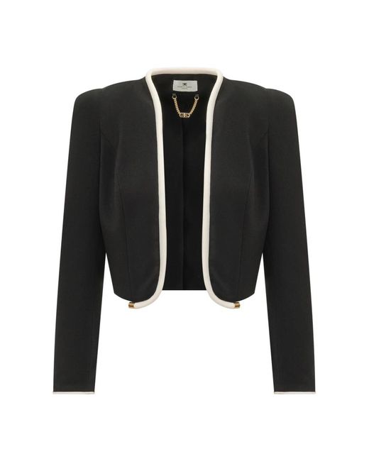 Elisabetta Franchi Black Blazers