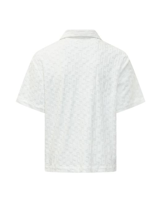 Gcds White Short Sleeve Shirts for men