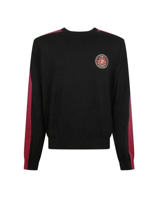 Balenciaga Black Round-Neck Knitwear for men