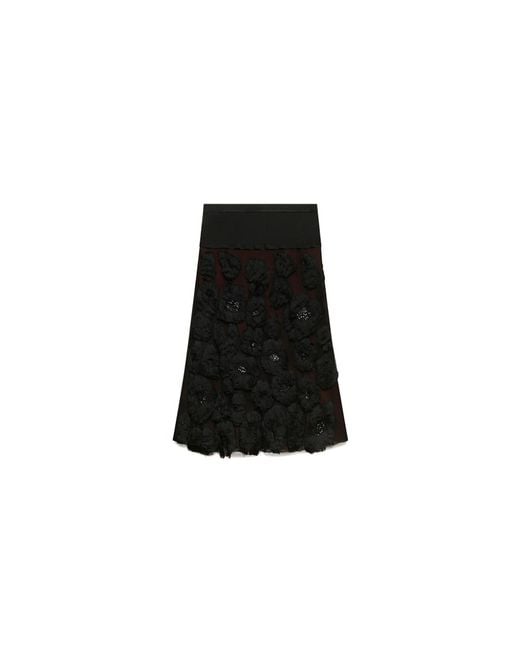 Marni Midi Rok in het Black