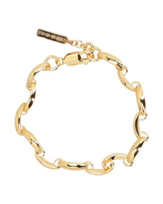 SWEETLIMEJUICE Accessoires ,Geel ,Kamon Armband in het Metallic