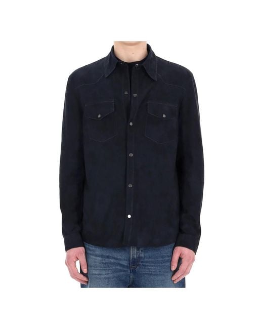 Salvatore Santoro Blue Casual Shirts for men