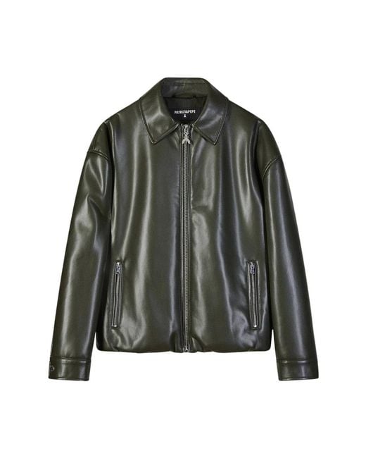 Patrizia Pepe Green Bomber Jackets