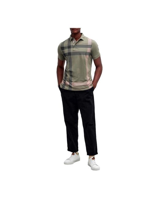Barbour Green Polo Shirts for men