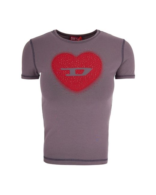DIESEL Pink T-Shirts