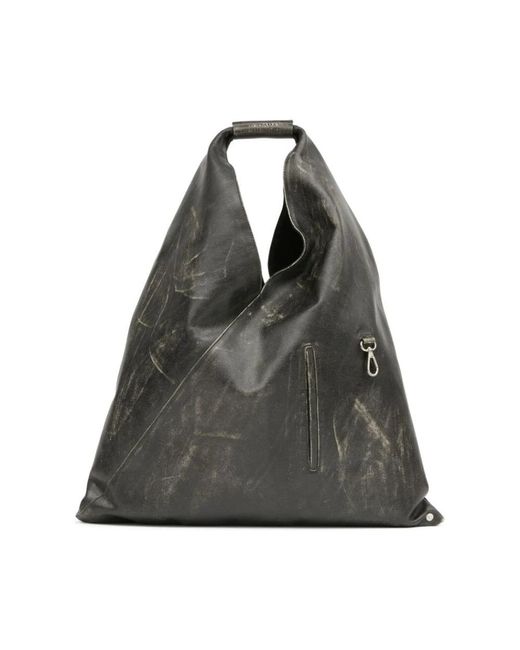 MM6 by Maison Martin Margiela Gray Tote Bags