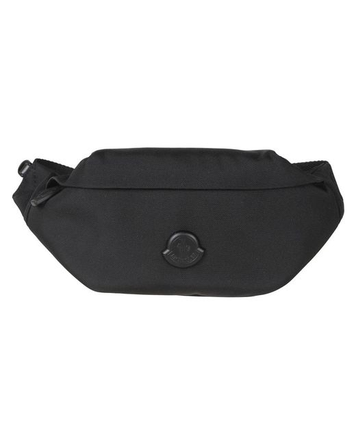 Moncler Black Bum Bags for men